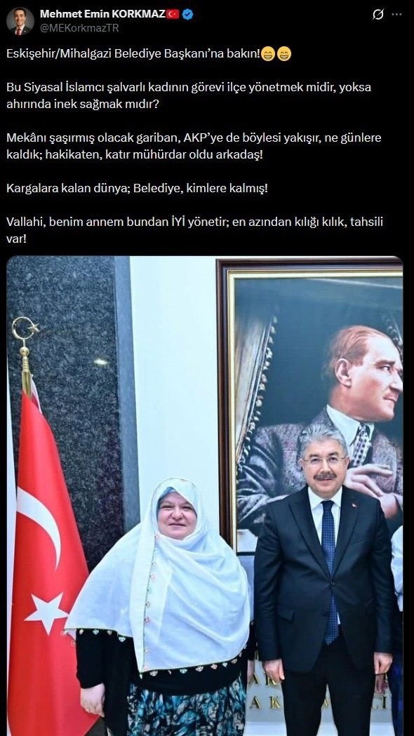 Başkan Zeynep Güneş’e kıyafeti üzerinden hakaret eden şahıs gözaltına alındı