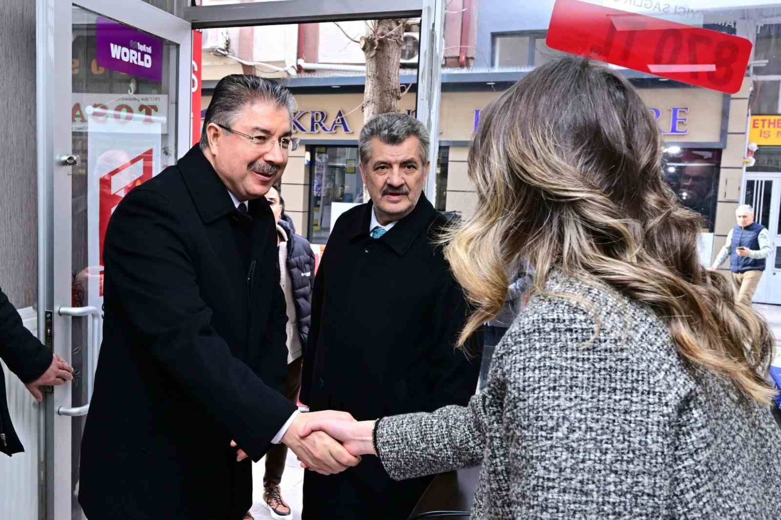 Vali Yılmaz’ın esnaf ziyaretleri sürüyor