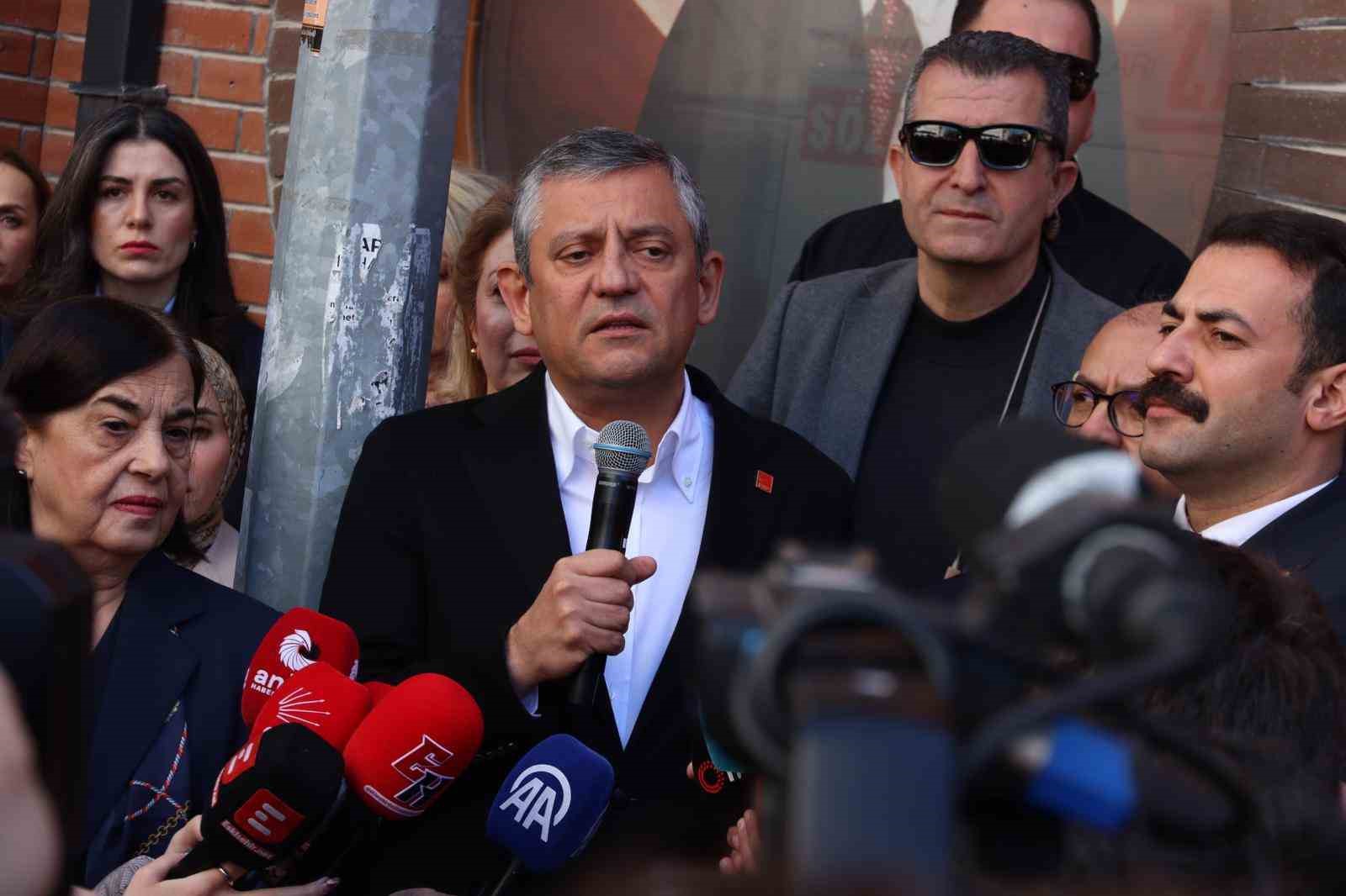 CHP Genel Başkanı Özel, İmamoğlu davası hakkında konuştu