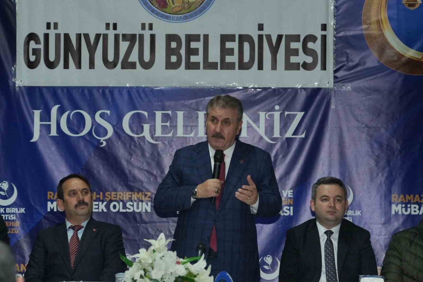 BBP Genel Başkanı Destici: "Türkiye güçlü olmak zorunda"
